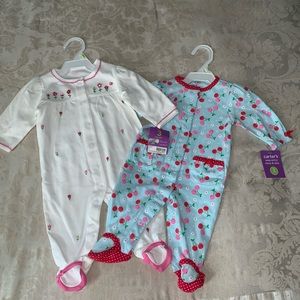 2 Carter’s Onesies 3 mos NWT
